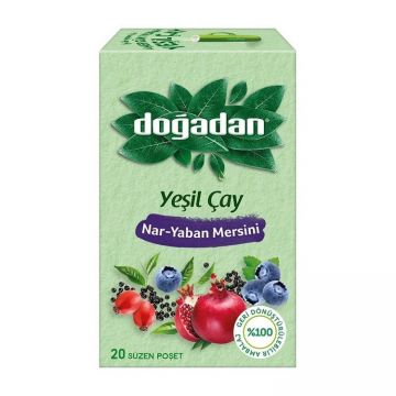 Doğadan Yeşil Çay Nar Yaban Mersini 20 Adet