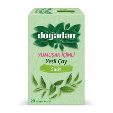 Doğadan Yeşil Çay 20 Poşet Bitki Çayı 35 Gr Yumuşak İçimli