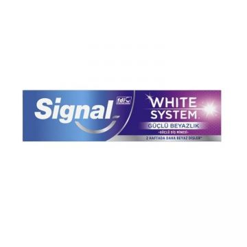 Signal White System Diş Macunu Güçlü Beyazlık Güçlü Diş Minesi 75 Ml