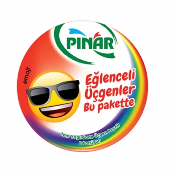 Pınar Üçgen Peynir Yarım Yağlı 12.5 Gr x 8 Adet