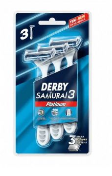 Derby Samurai 3 Platinum 3 Adet Tıraş Bıçağı