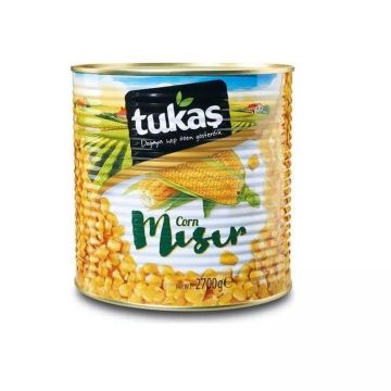 Tukaş Mısır Konserve 2700 Gr