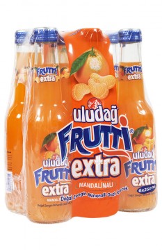 Uludağ Frutti Extra Mandalinalı 250 ml x 6 Adet