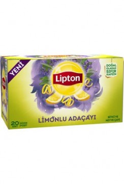 Lipton Bitki Çayı Limonlu Adaçayı 20 Adet