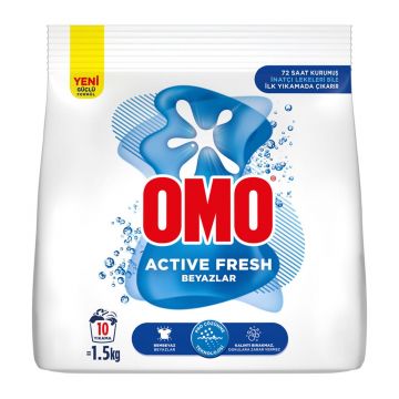 Omo Active Fresh Beyazlar Deterjan 1500 Gr 10 Yıkama 