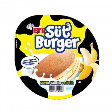 Eti Süt Burger Sütlü & Muzlu ve Ballı 35 Gr
