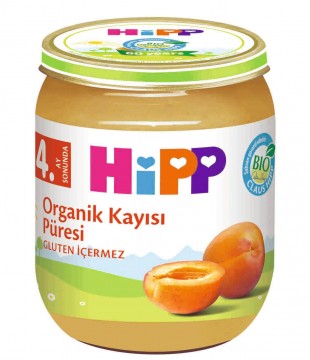 Hipp Organik Kayısı Püresi 125 Gr x 6 Adet