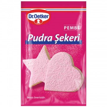 Dr.Oetker Pudra Şekeri Pembe 15 Gr