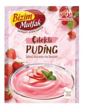 Bizim Mutfak Çilekli Puding 120 Gr