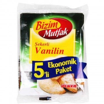 Bizim Mutfak Şekerli Vanilin 5 Adet