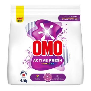Omo Active Fresh Renkliler Deterjan 1500 Gr 10 Yıkama