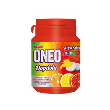 Ülker Oneo Dopdolu Vitamin Draje Meyve Aromalı Sakız 48 Gr