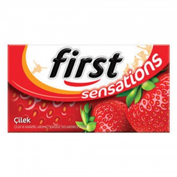 First Sensations Çilek Aromalı Sakız 27 Gr