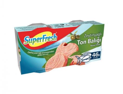 Superfresh Ton Balık 2 x 140  Gr Zeytinyağlı