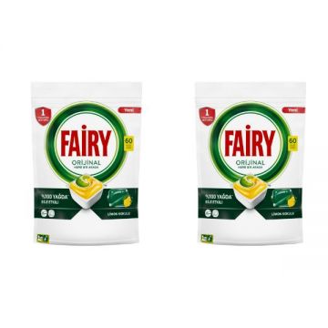 Fairy Hepsi Bir Arada Tablet 60 Yıkama x 2 Adet