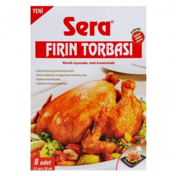 Sera Fırın Torbası 8 Adet 25 x 38 cm