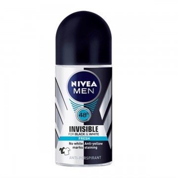 Nivea Men Invisible Black & White Fresh Roll-On 50 Ml