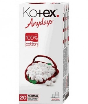 Kotex Anydays Günlük Ped Normal 20'li	