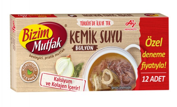 Bizim Kemik Bulyon Suyu 12 Tablet 120 Gr