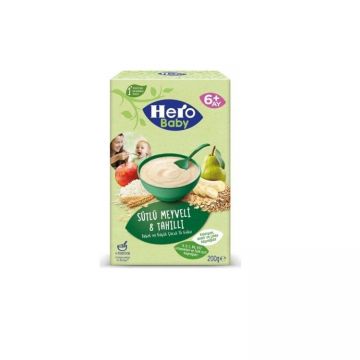 Hero Baby Sütlü 8 Tahıllı Meyveli Ek Besin 200 Gr