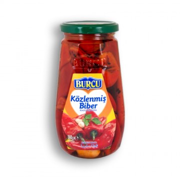 Burcu Közlenmiş Biber Cam 560 Gr