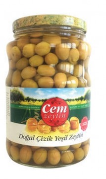 Cem Cizik Yeşil Zeytin 1 Kg