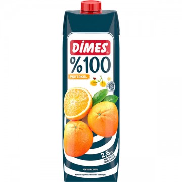 Dimes %100 Meyve Suyu Portakal 1 Lt