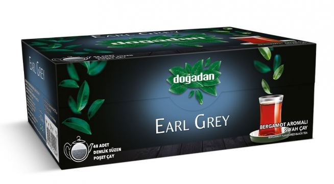 Doğadan Earl Grey Demlik Poşet Siyah Çay 153 Gr 48 Li