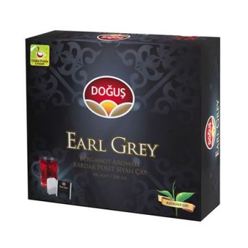Doğuş Earl Grey Bardak Poşet Çay 100 Adet 200 Gr