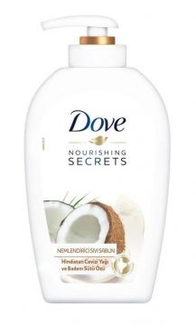 Dove Hindistan Cevizi Yağı Ve Badem Sütü Özlü Sıvı Sabun 500 Ml