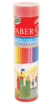 Faber-Castell Metal Tüpte Kuru Boya Kalemi 24 Renk