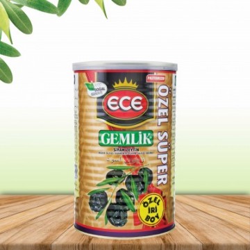 Ece 3/2 Gemlik Özel Süper Siyah Zeytin İri Boy 1 Kg