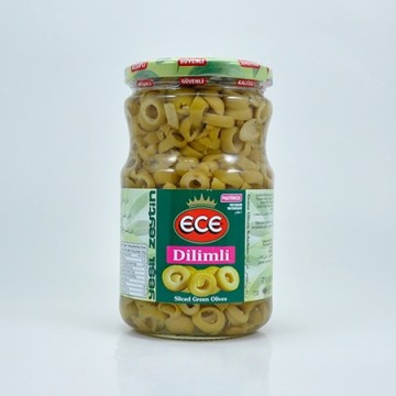 Ece Dilimli Yeşil Zeytin 720 Cc