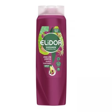 Elidor Avokado Ve Üzüm Çekirdeği Yağı Şampuan 500 Ml