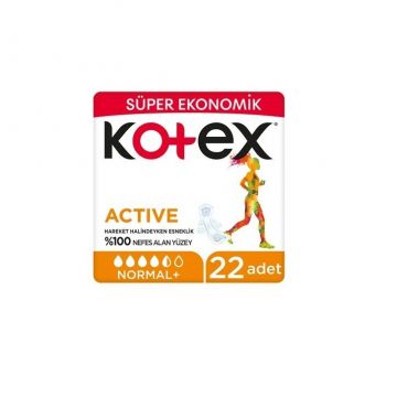 Kotex Active Quadro Normal Süper Eko 22 Adet