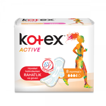 Kotex Active FlexFit Normal 8 Adet