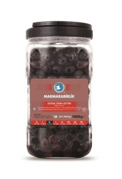 Marmarabirlik Yağlı Salamura Zeytin M Pet 1400 Gr