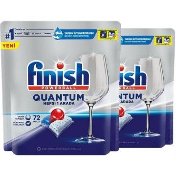 Finish Quantum 144 Tablet Bulaşık Makinesi Deterjanı (72x2)