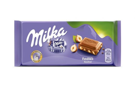 Milka Fındıklı Çikolata 80 Gr