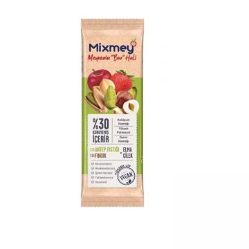 Mixmey Elma  Çilek Antepfıstıklı Fındık Meyve 25 Gr