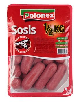 Polonez Kokteyl Dana Sosis 500 Gr