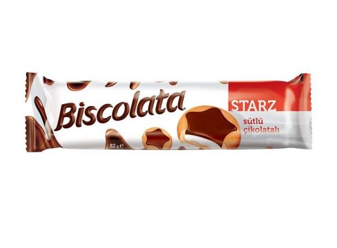 Şölen Biscolata Starz Sütlü Çikolatalı Bisküvi 82 Gr