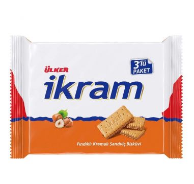 Ülker İkram Fındıklı Bisküvi 252 Gr