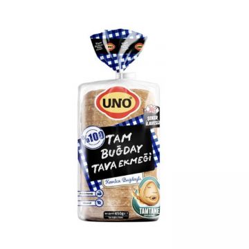 Uno Tam Buğday Unlu Tava Ekmeği 450 Gr
