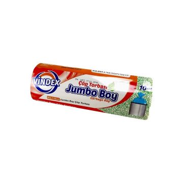 Vindex Çöp Poşeti Jumbo Boy 80 x 110 Cm 10 Lu