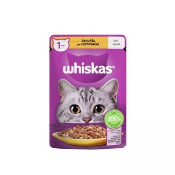 Whiskas Pouch Tavuklu Kedi Maması 85 Gr