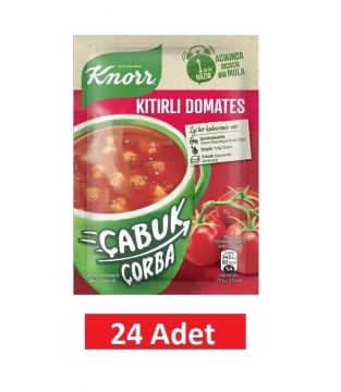 Knorr Çabuk Çorba  Kıtırlı Domates Çorbası 24'lü Paket