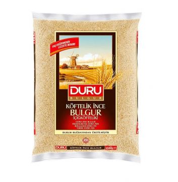 Duru Çiğ Köftelik Bulgur 2.5 Kg