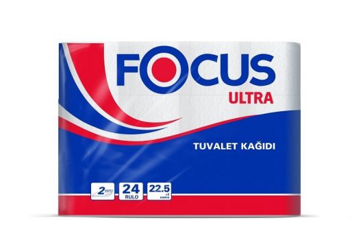 Focus Ultra Tuvalet Kağıdı 2 Katlı 24 Rulo 