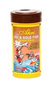 Ahm Koi Goldfish Natural Sticks Balık Yemi 250 Ml